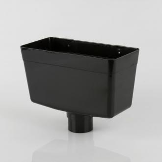 68MM ROUND BLACK DOWNPIPE HOPPER HEAD BR211B