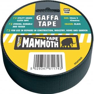 EVERBUILD GAFFA TAPE BLACK 50MM X 50M