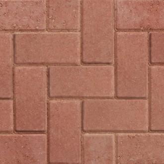 MARSHALLS STD BLOCK PAVING 50MM RED   ( 488/PACK )