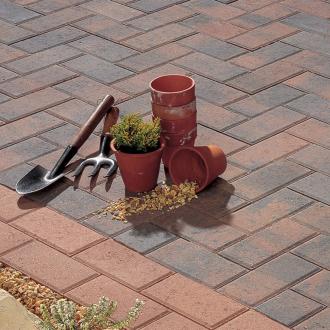 PLASPAVE BLOCK PAVING 50MM BRINDLE