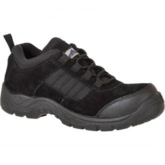 PORTWEST TROUPER SHOE BLACK COMPOSITLITE SIZE 8 (42) FC66