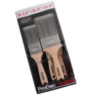 PRODEC DECORATOR PAINT BRUSH SET 5 PIECE PBPT039