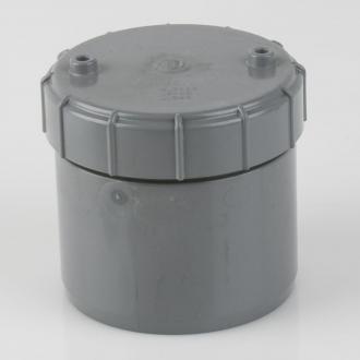 110MM PVCu GREY SOIL ACCESS PLUG BS431G