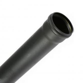 110MM PVCu BLACK SOIL PIPE 2.5M SINGLE SOCKET  BS413B