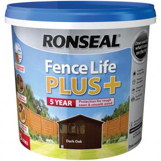 RONSEAL FENCELIFE PLUS 5L DARK OAK