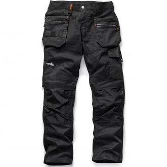 SCRUFFS TRADE FLEX TROUSER BLACK 32S T54492