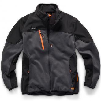 SCRUFFS TRADE TECH SOFTSHELL CHARCOAL L T54189