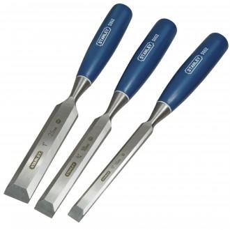 STANLEY 5002 BEVEL EDGE CHISEL SET 3PC 0-16-128