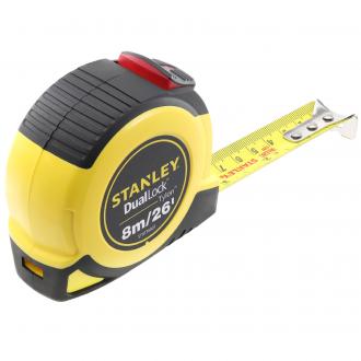 STANLEY DUAL LOCK TYLON POCKET TAPE 8MTR/26FT STHT36807