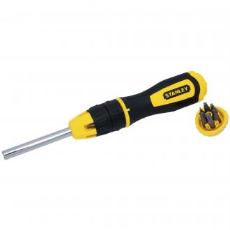 STANLEY MULTIBIT RATCHET SCREWDRIVER & BITS 0-68-010