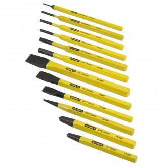 STANLEY PUNCH & CHISEL SET 12PC 4-18-299