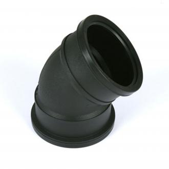 110MM PVCu BLACK SOIL BEND 135 DOUBLE SOCKET  BS482B