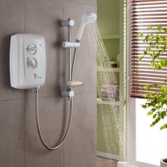 TRITON T80 9.5KW ELECTRIC SHOWER WHITE AND CHROME