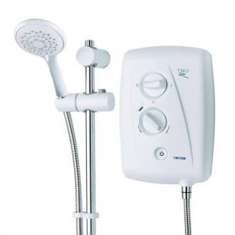 TRITON T80 9.5KW ELECTRIC SHOWER WHITE AND CHROME