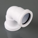 40MM PUSH-FIT WHITE WASTE 90 KNUCKLE BEND W927W