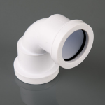 40MM PUSH-FIT WHITE WASTE 92.1/2 SWEPT BEND W920W